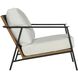 Milan Stinson White Outdoor Armchair